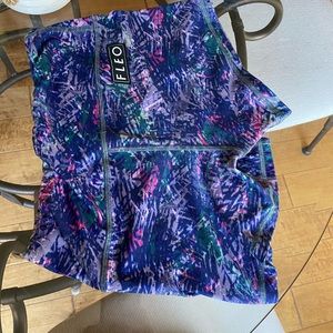 Fleo power high rise shorts size small